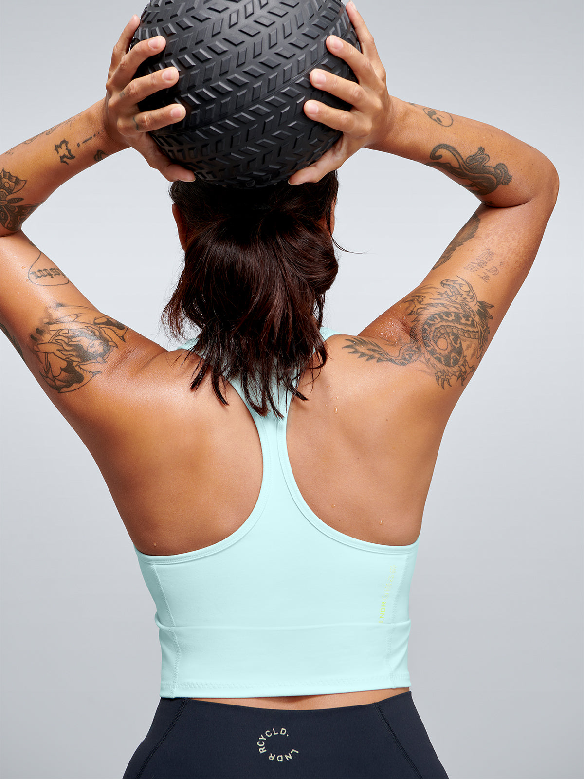 FEMME FATALE RECYCLED Longline Bra Mint