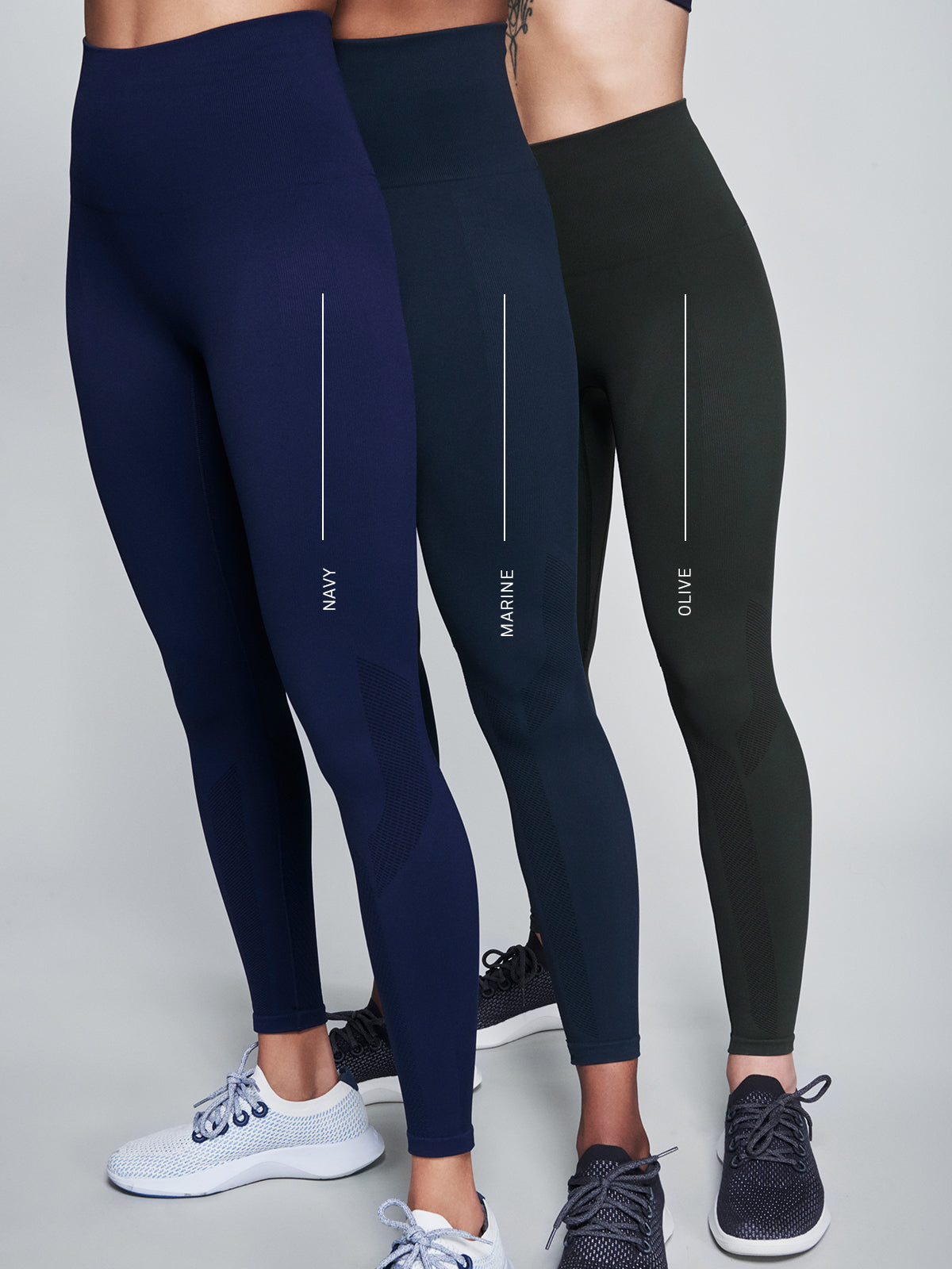 Womens chisel high waisted ankle length marine blue leggings 10