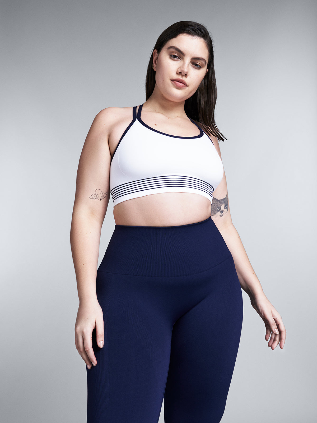 Womens blade white sports bra 9