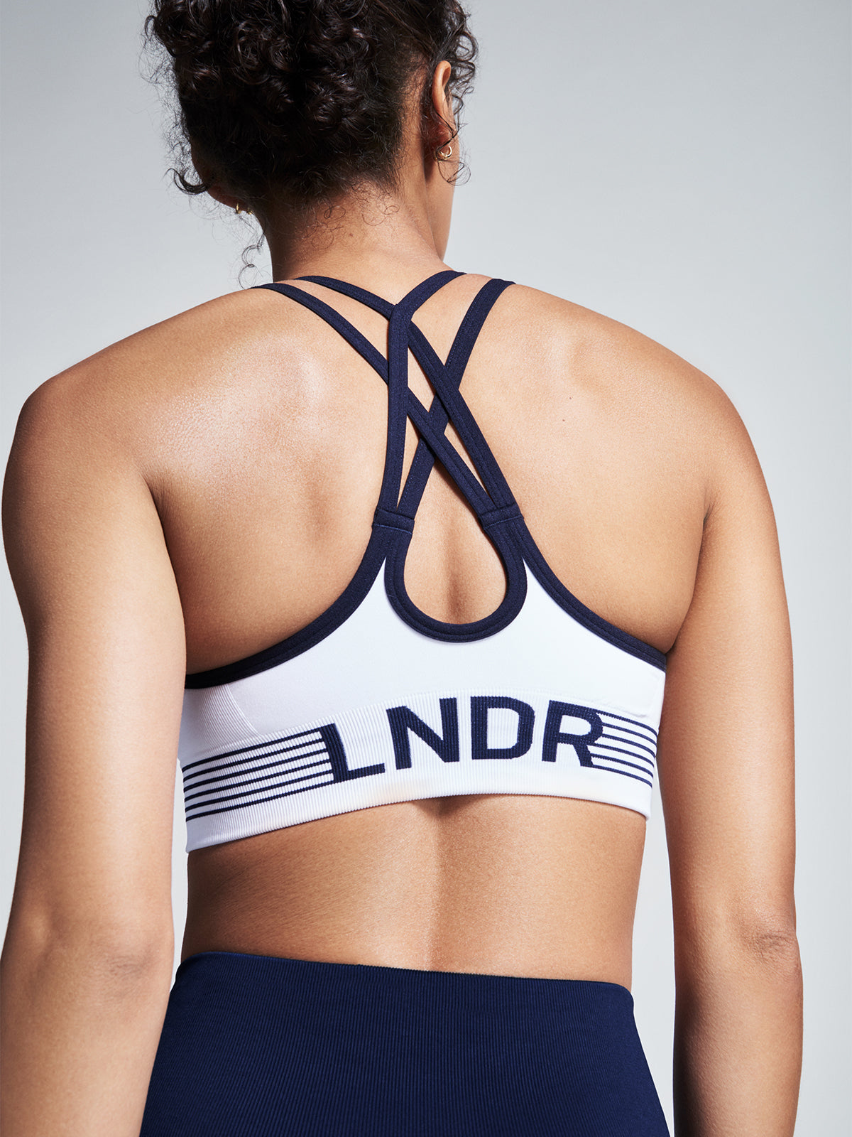 Womens blade white sports bra 4