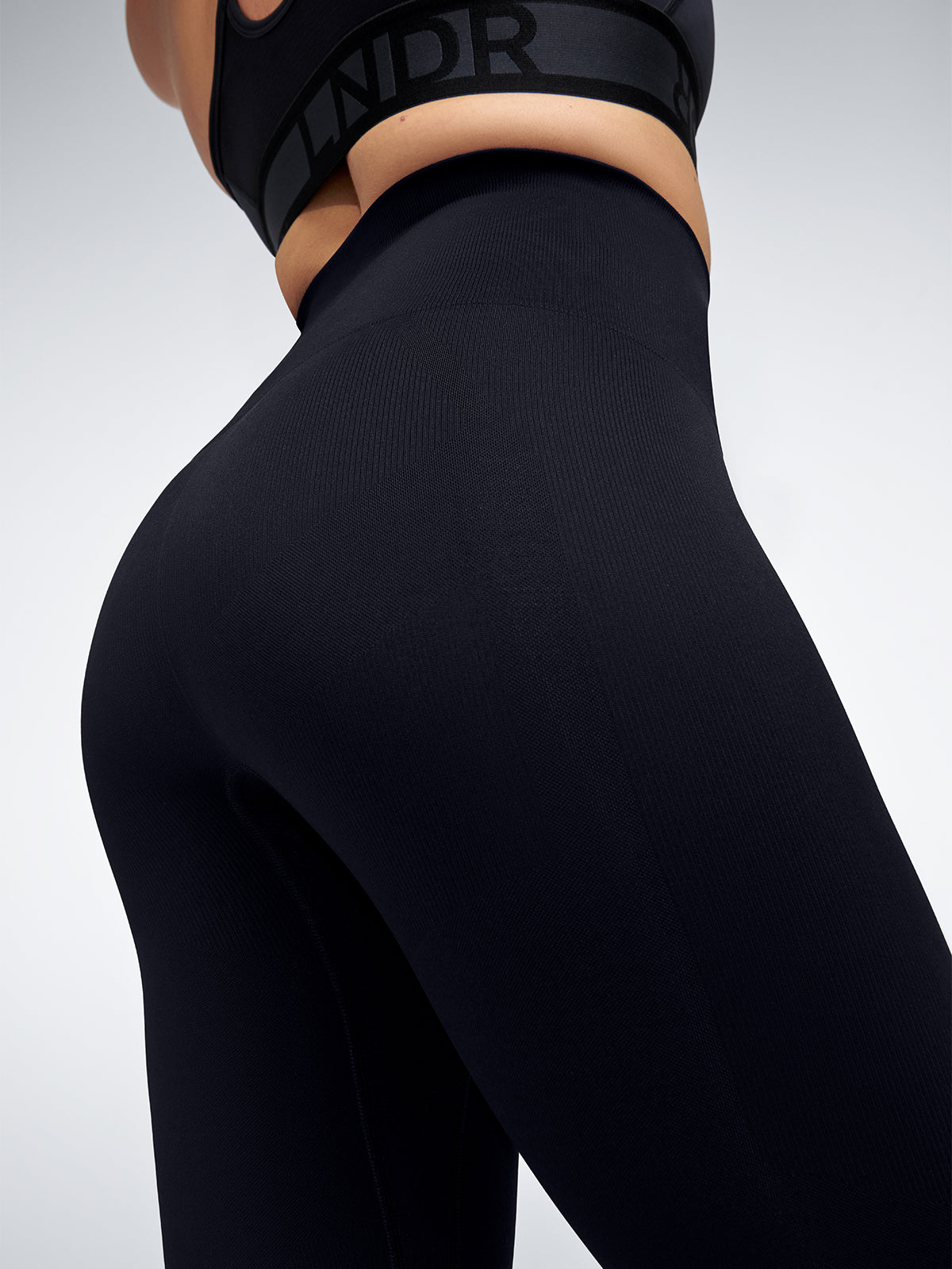 Womens chisel super high waisted full length black leggings 6