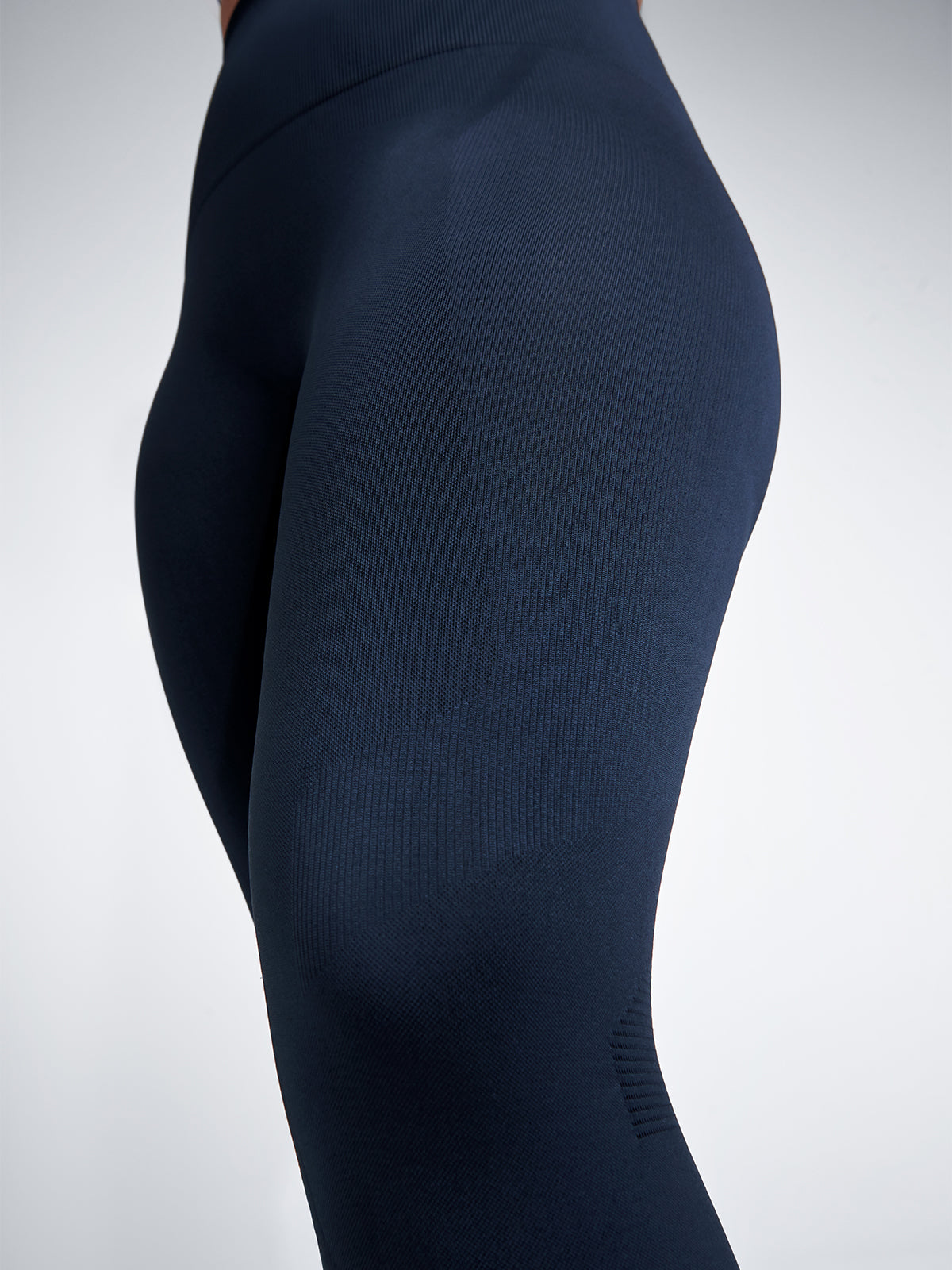 Womens chisel super high waisted ankle length marine blue leggings 4