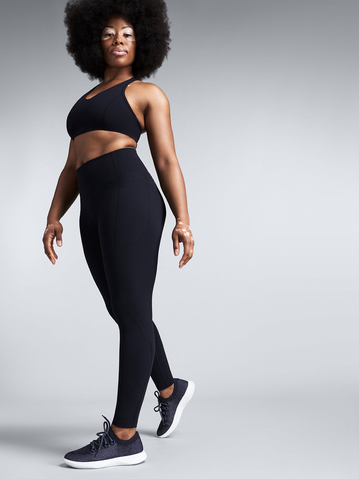 Womens fatal attraction high waisted full length black leggings 8