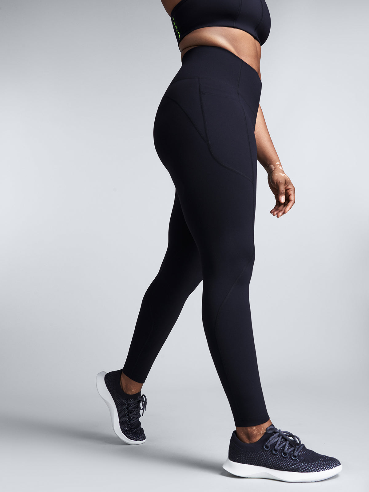 Womens fatal attraction high waisted full length black leggings 7