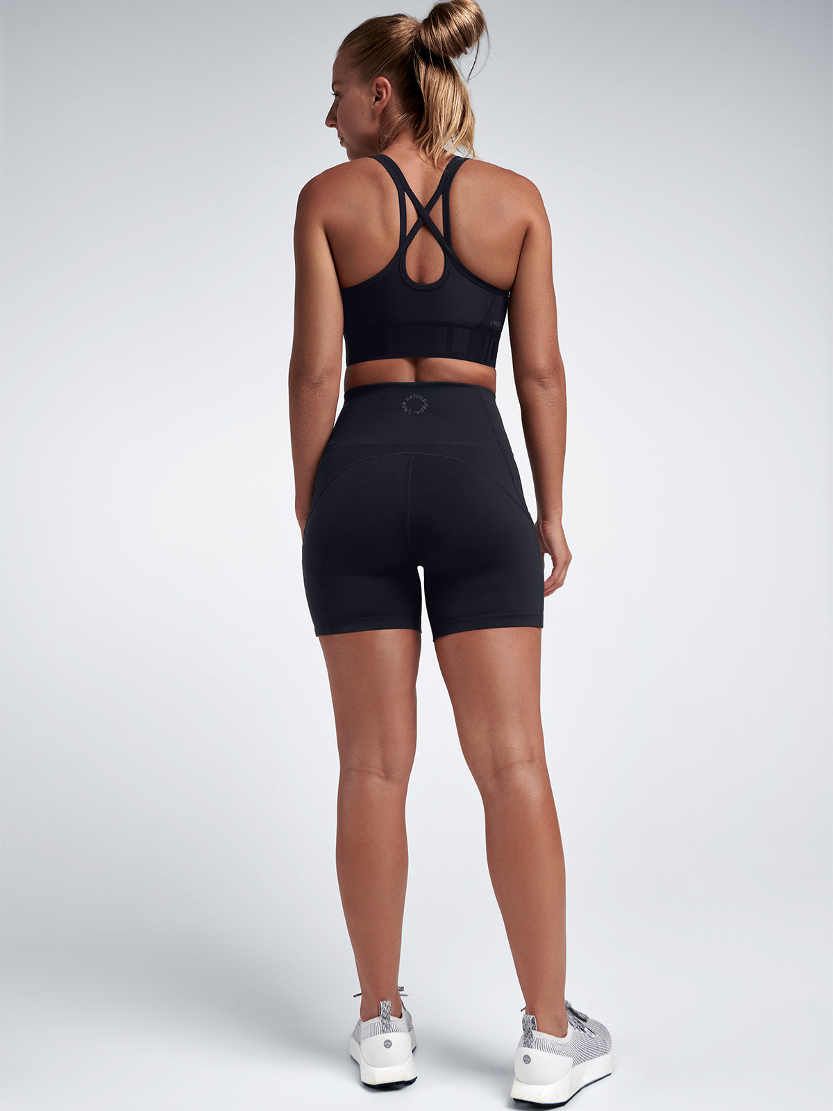 Womens obsession high waisted 6 inch black bike short 5