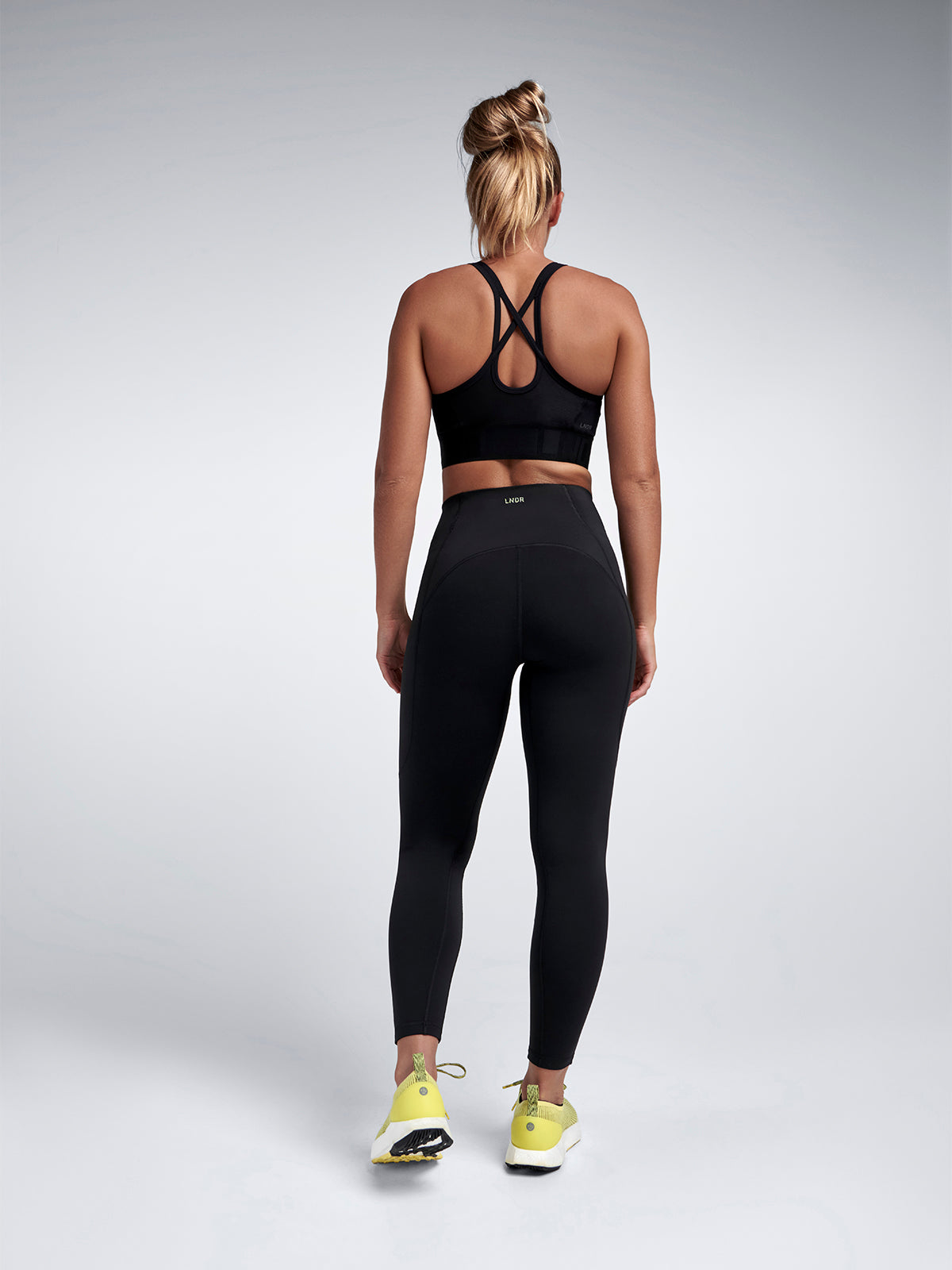 Womens obsession pocket high waisted ankle length black leggings 7