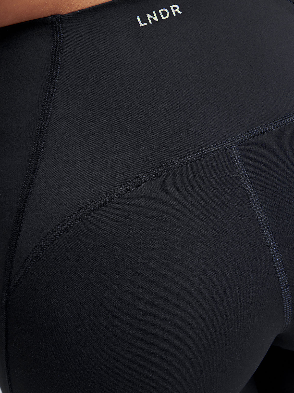 Womens obsession high waisted full length black leggings 5
