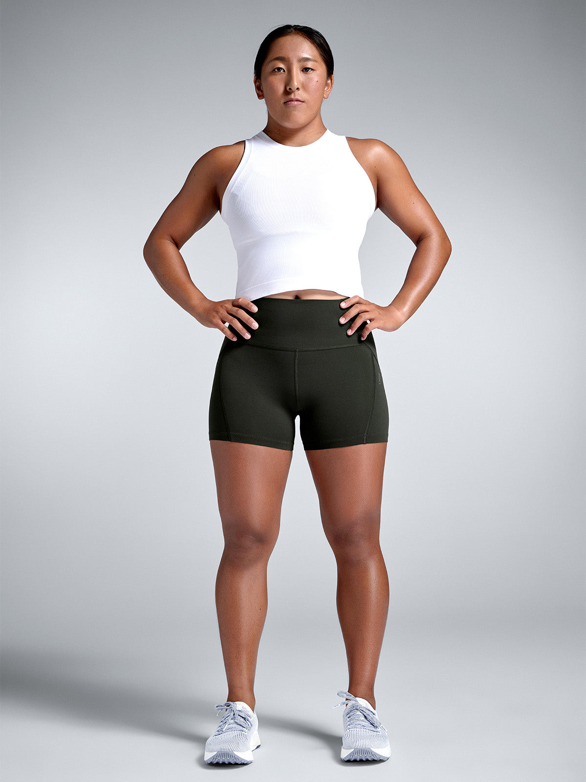 POWER CROP Tank White