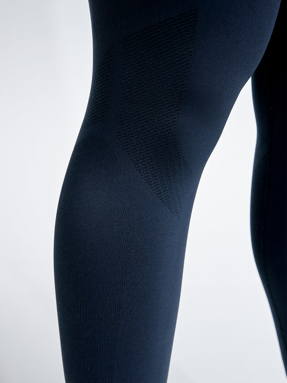 Womens streamline super high waisted full marine blue leggings 4
