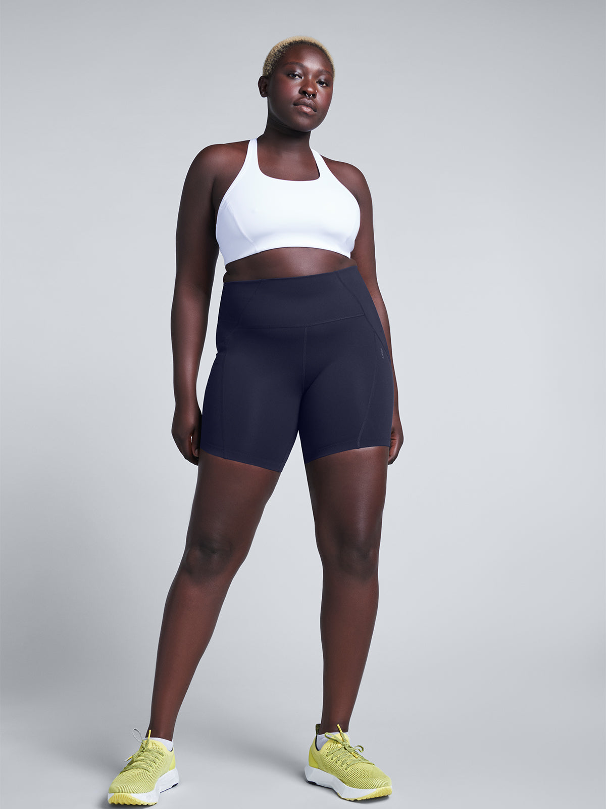 Womens fatal attraction recycled white sports bra 9