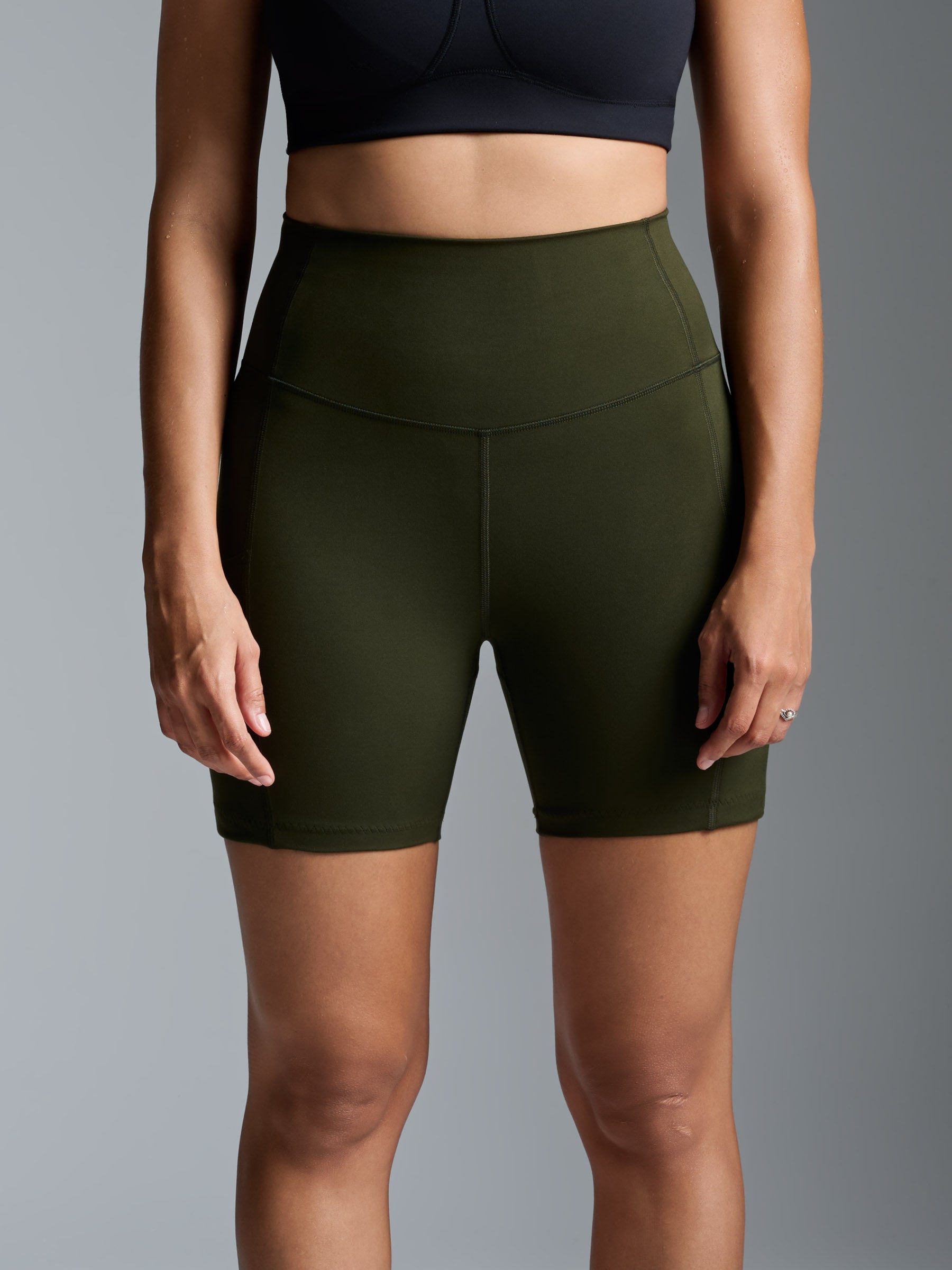 OBSESSION 6" Bike Short Olive