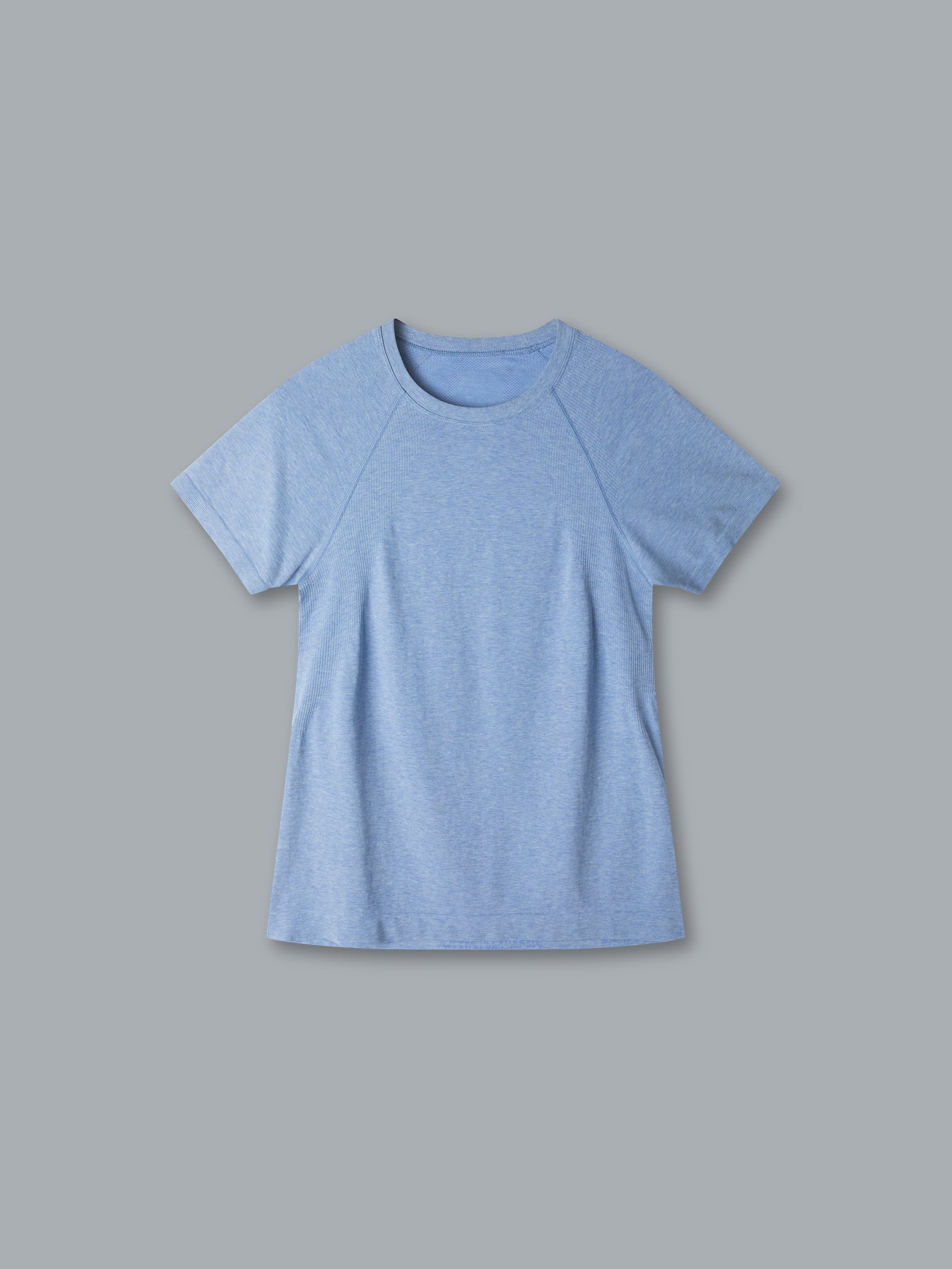 HERE TODAY MELANGE Short Sleeve Tee Blue Marl