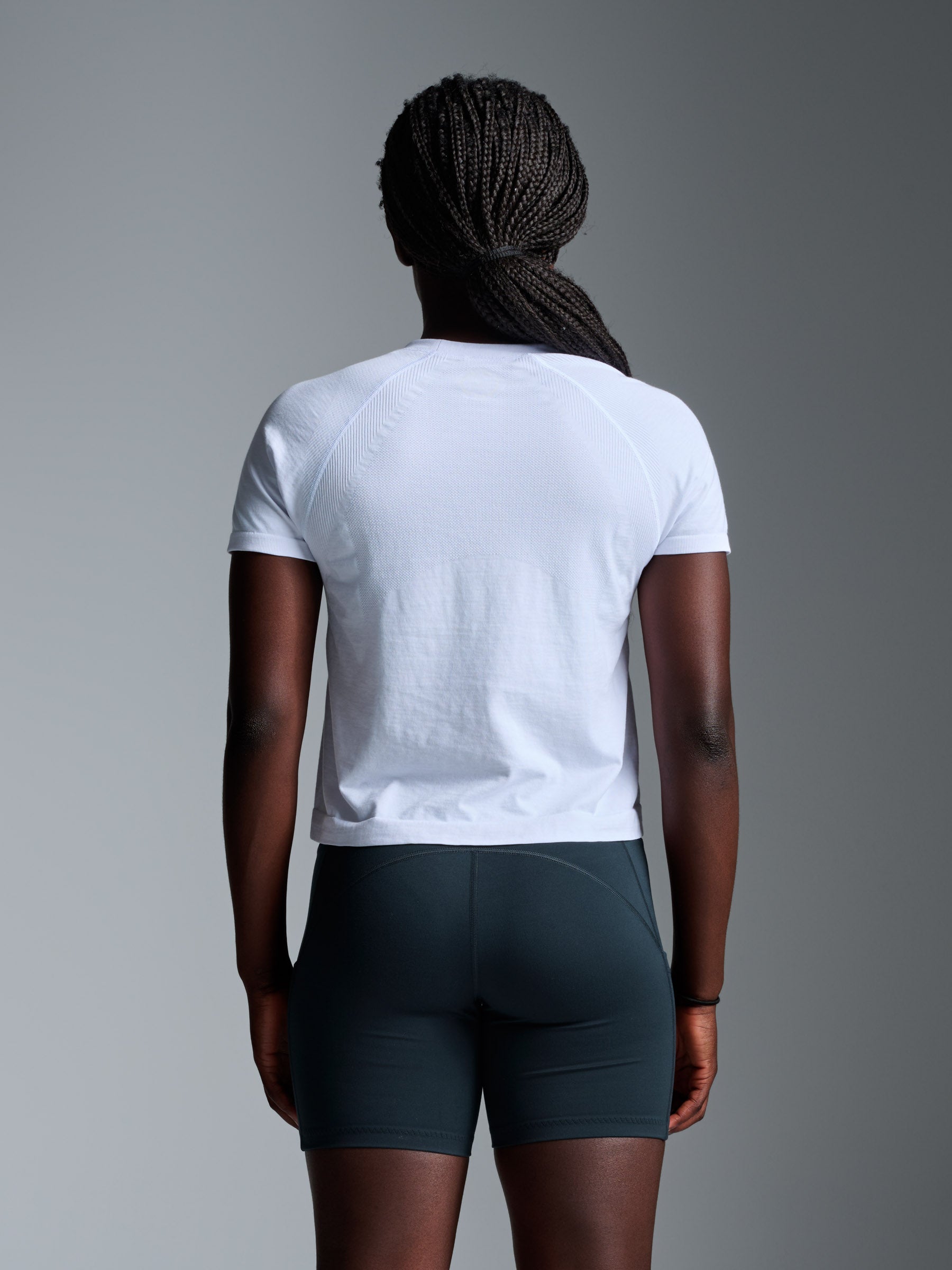 HERE TODAY Cropped Tee White