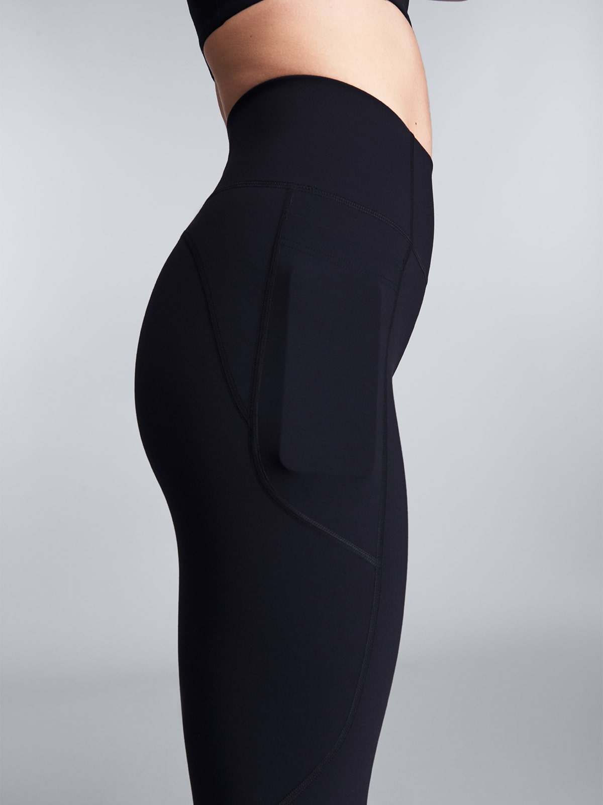 Womens fatal attraction high waisted full length black leggings 3