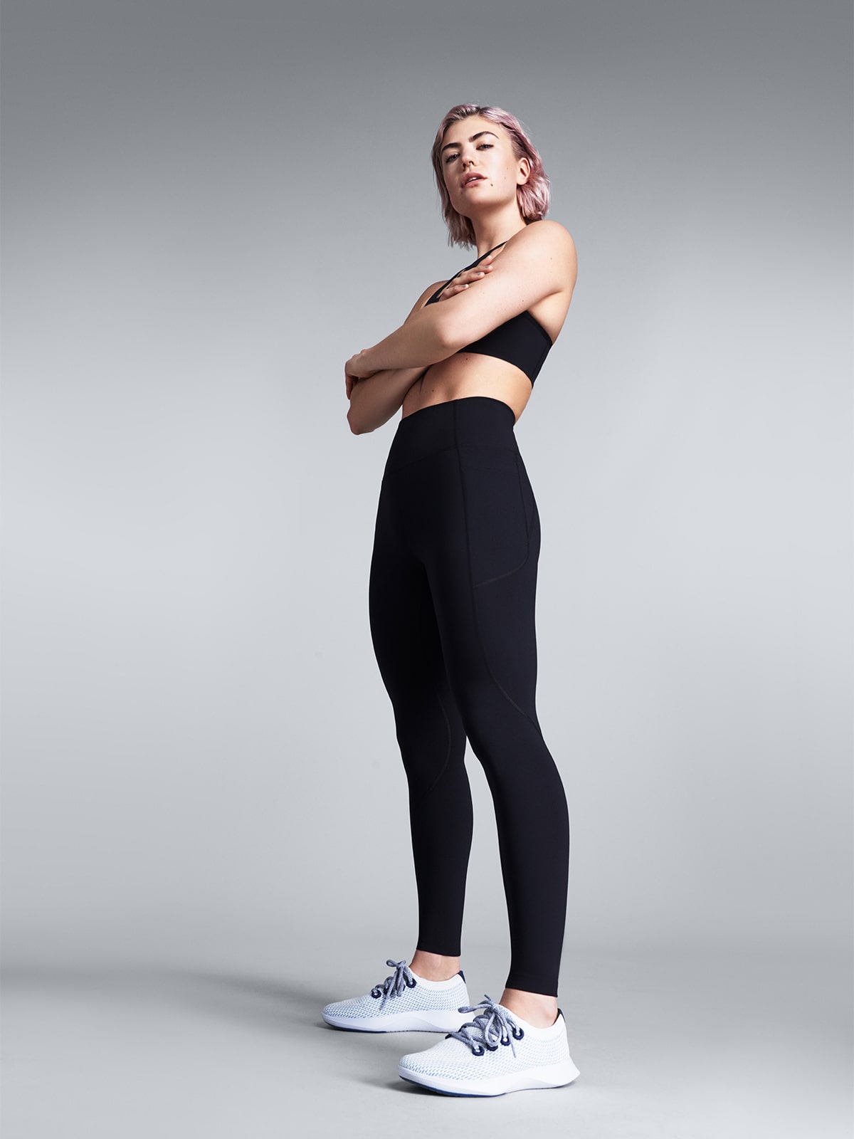 Womens fatal attraction high waisted full length black leggings 1