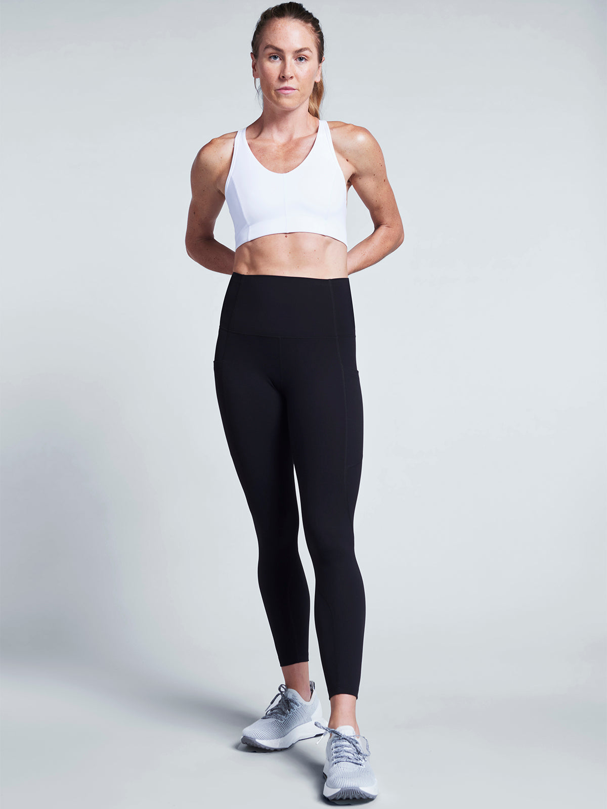 Womens fatal attraction super high waisted ankle length black leggings 3