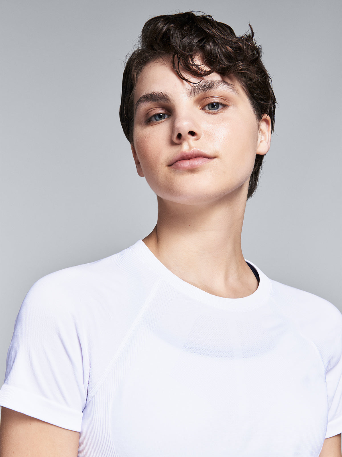 Womens here today short sleeve white tee 5