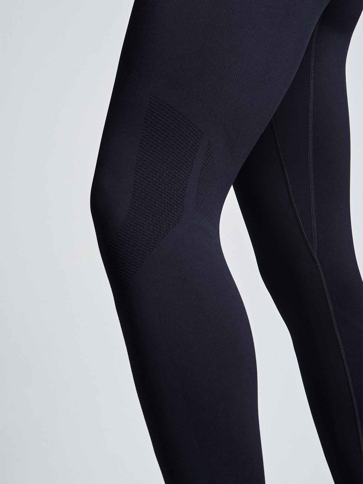 Womens streamline high waisted ankle black leggings 8