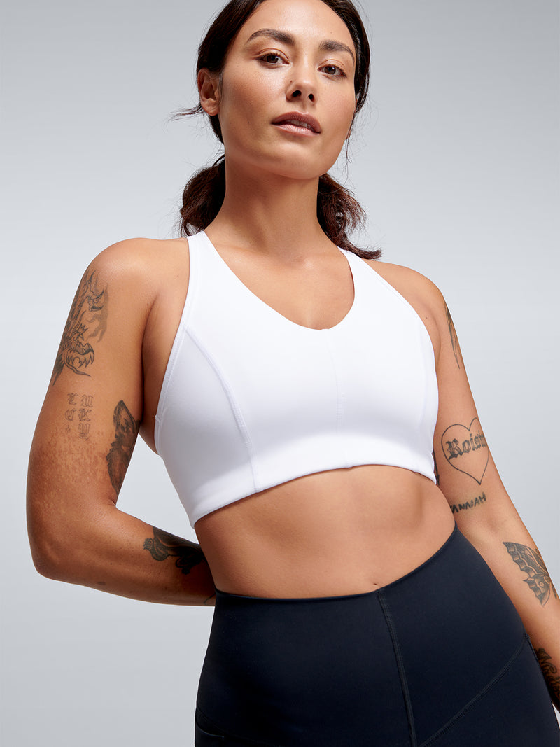 FEMME FATALE RECYCLED Sports Bra White