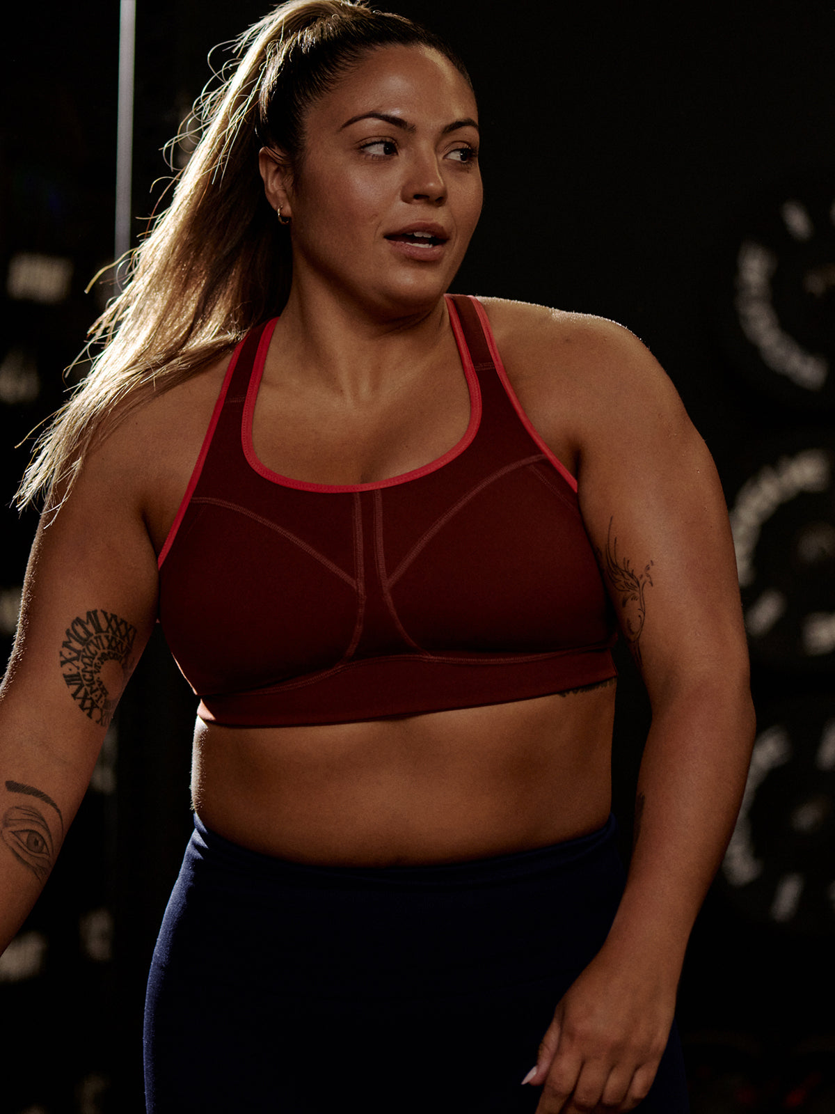 LOCKED + LOADED Sports Bra Rust