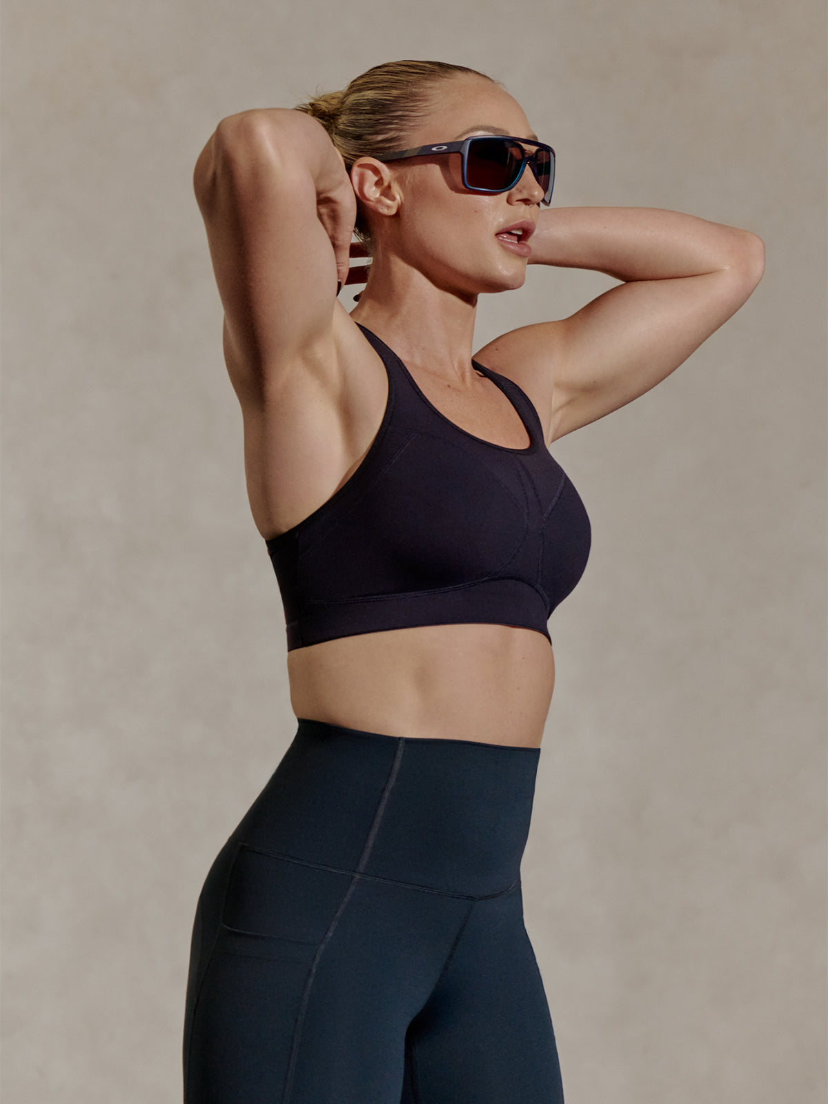 LOCKED + LOADED Sports Bra Deep Navy