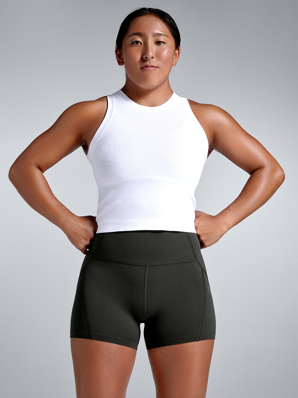POWER CROP Tank White