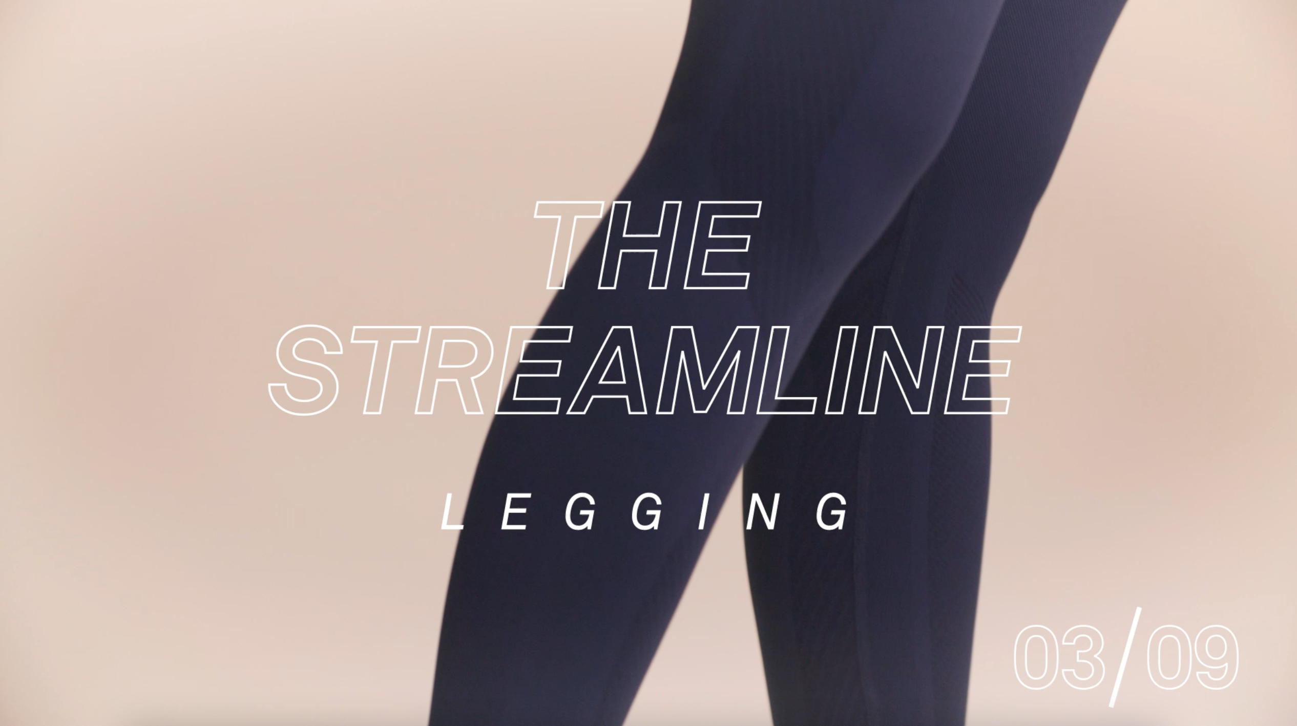 THE STREAMLINE 7/8 Legging Navy – LNDR