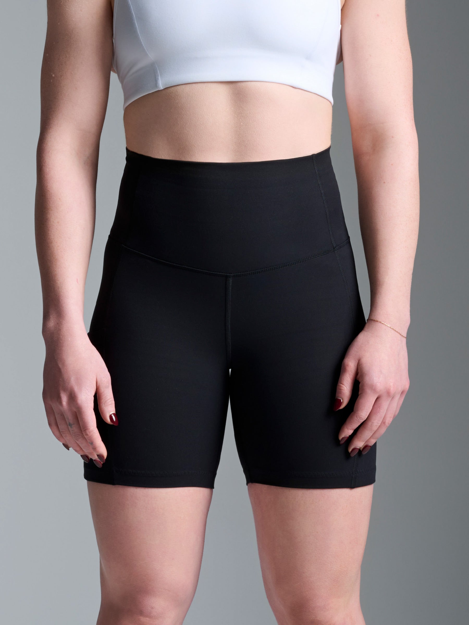 FATAL ATTRACTION 6" Super High Rise Bike Short Black