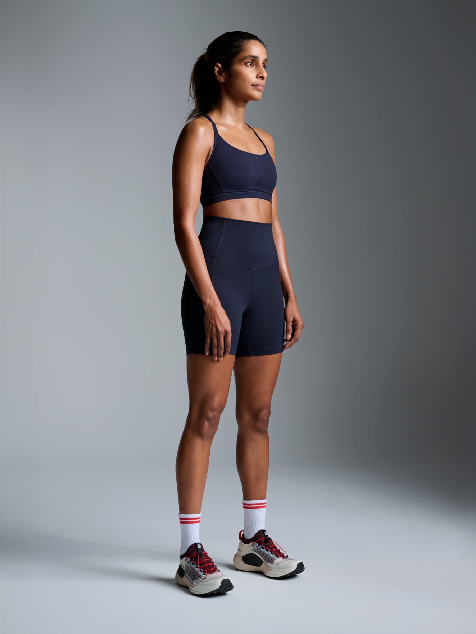FATAL ATTRACTION 6" Super High Rise Bike Short Deep Navy