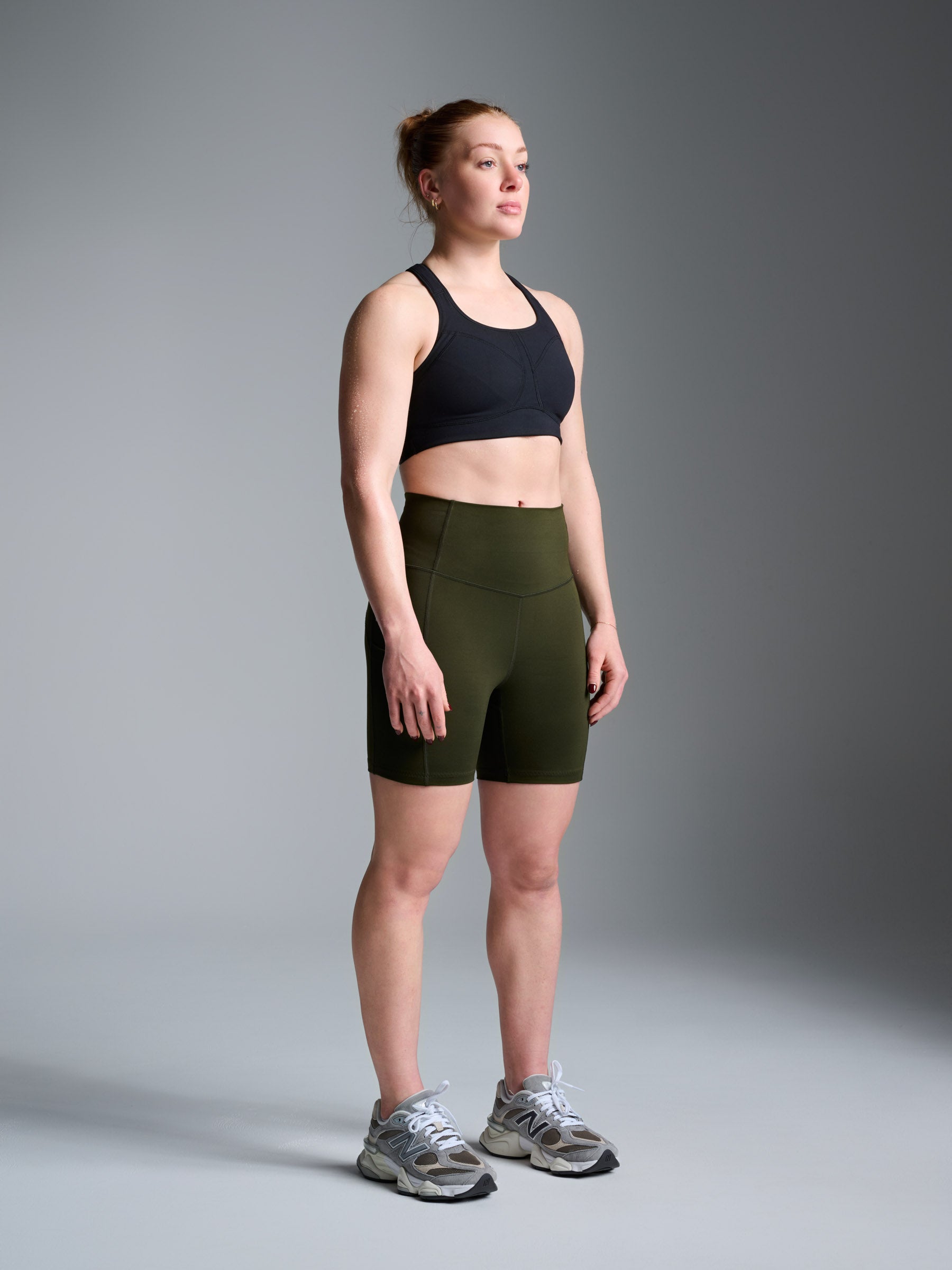 OBSESSION 8" Bike Short Olive