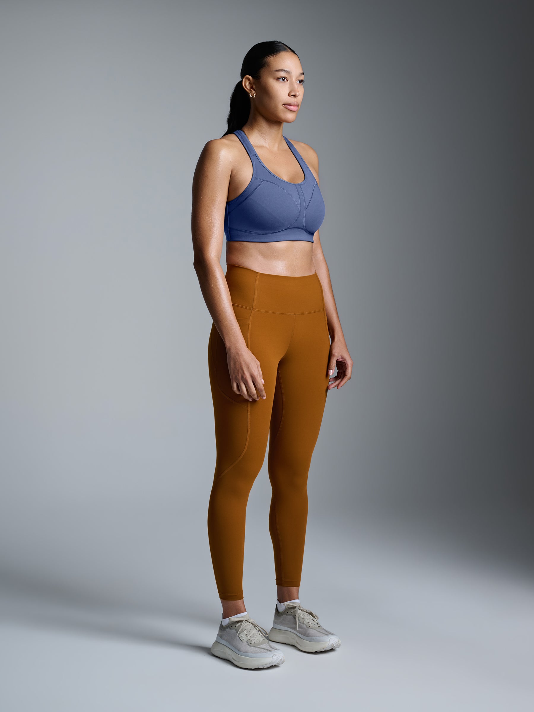 LOCKED + LOADED Sports Bra Blue Carbon