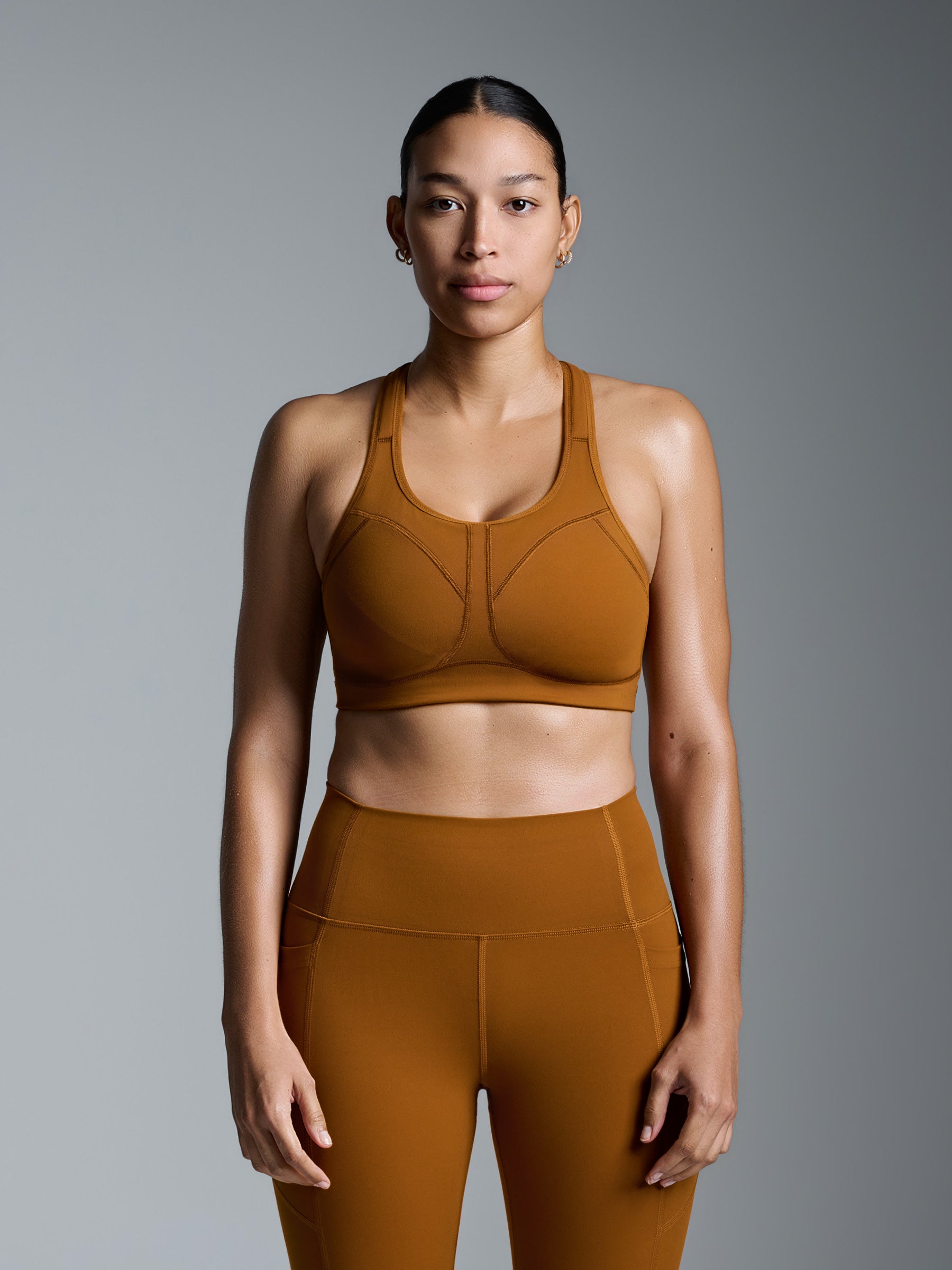 LOCKED + LOADED Sports Bra Cognac