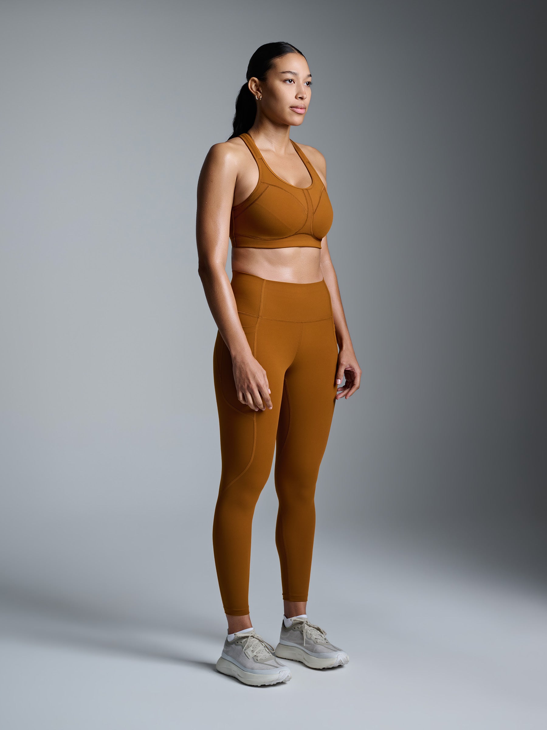 LOCKED + LOADED Sports Bra Cognac