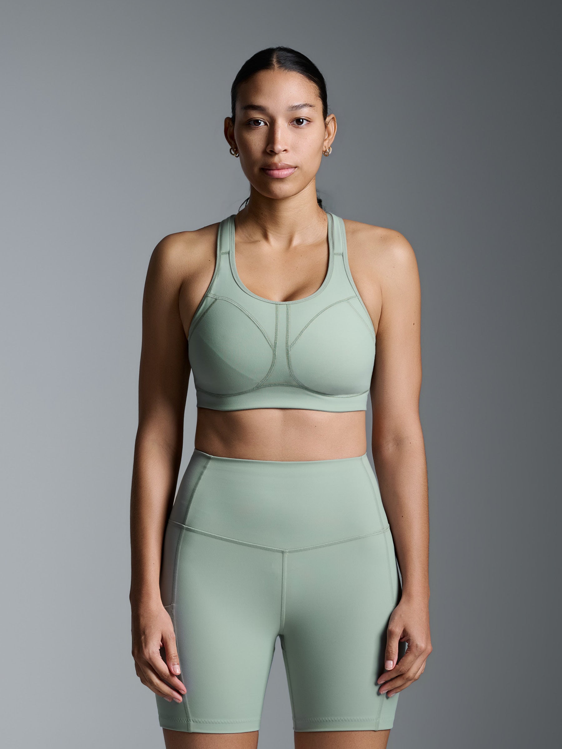 LOCKED + LOADED Sports Bra Fog