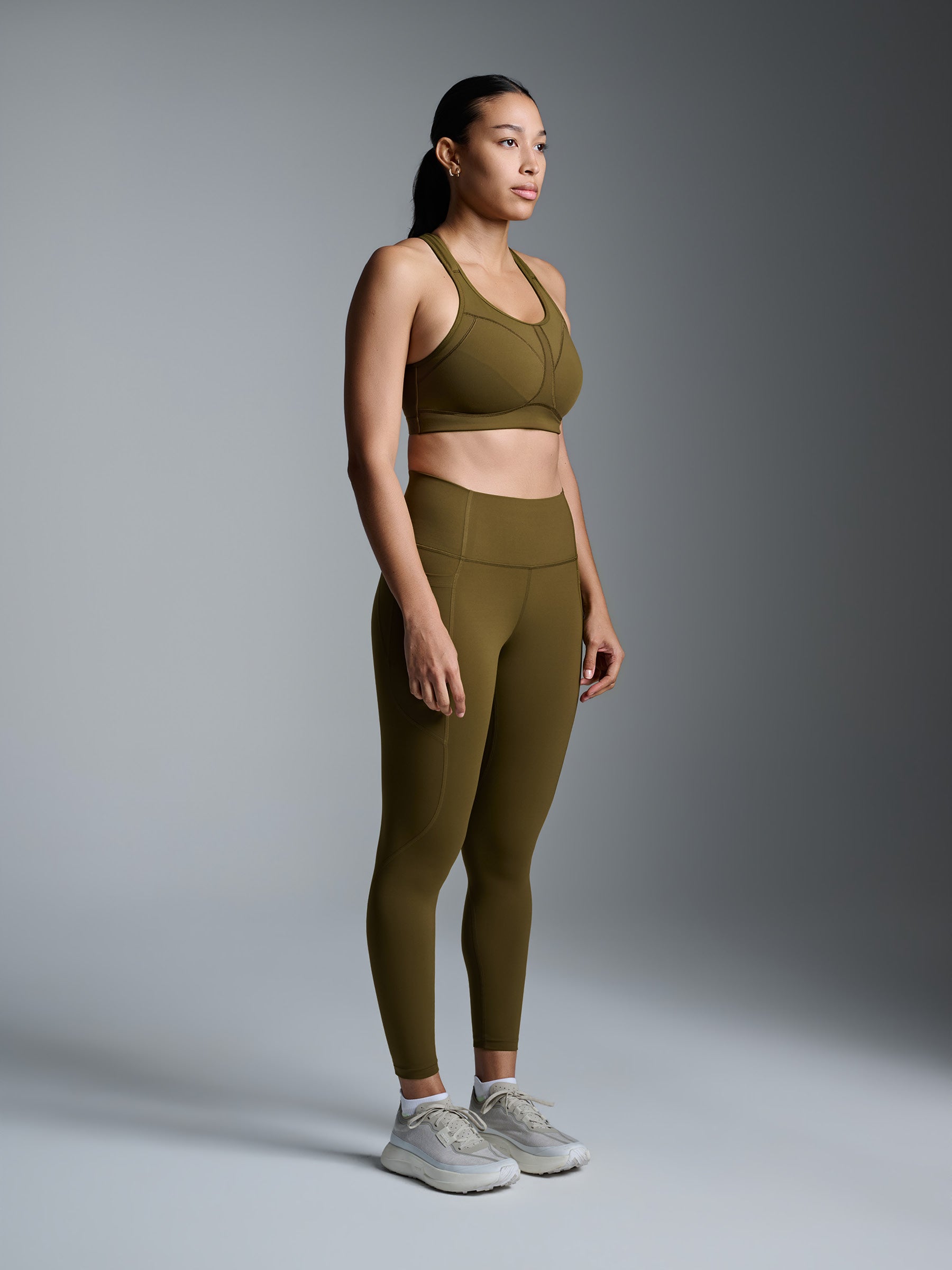 LOCKED + LOADED Sports Bra Light Olive