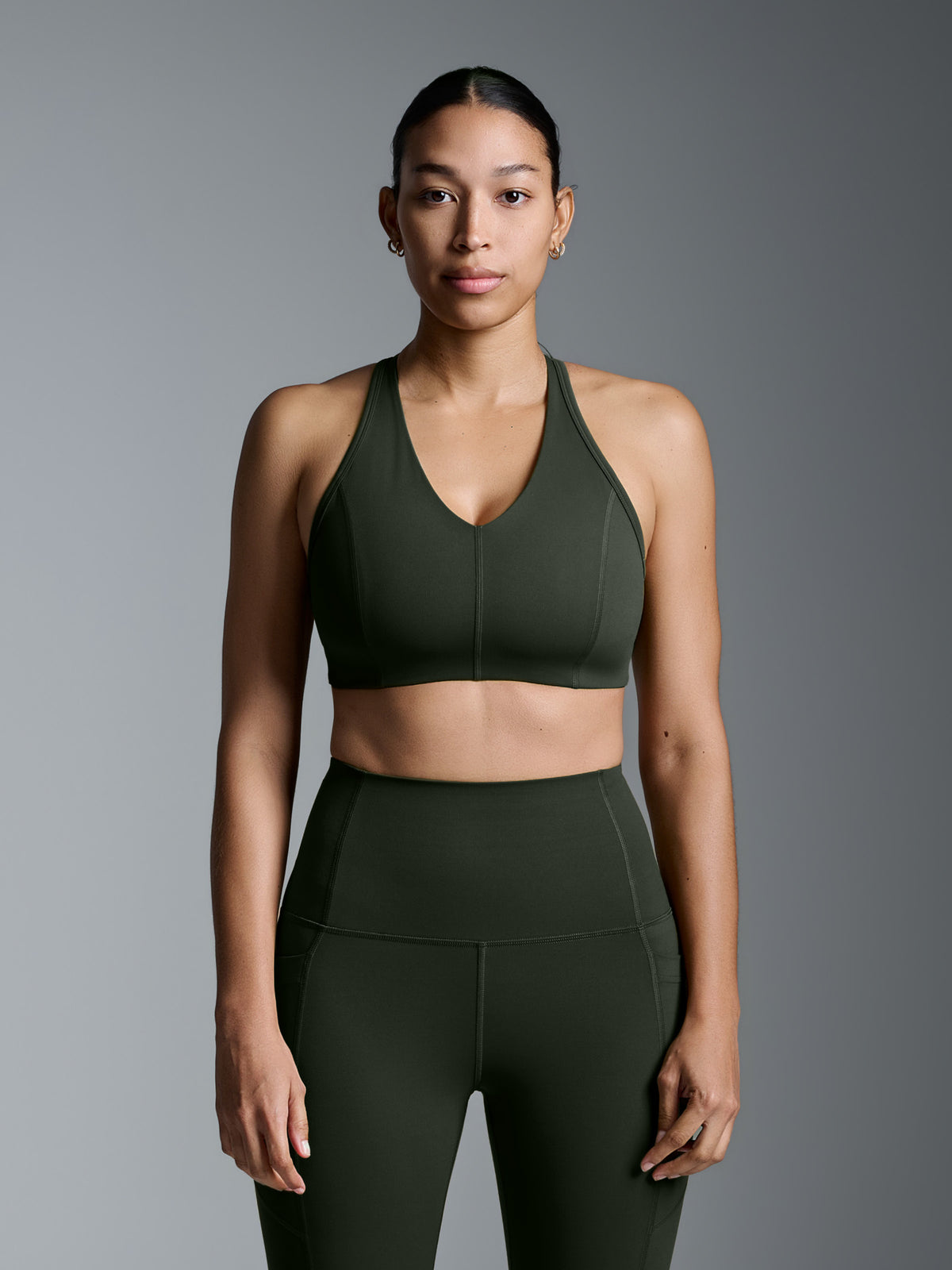 FEMME FATALE Sports Bra Olive