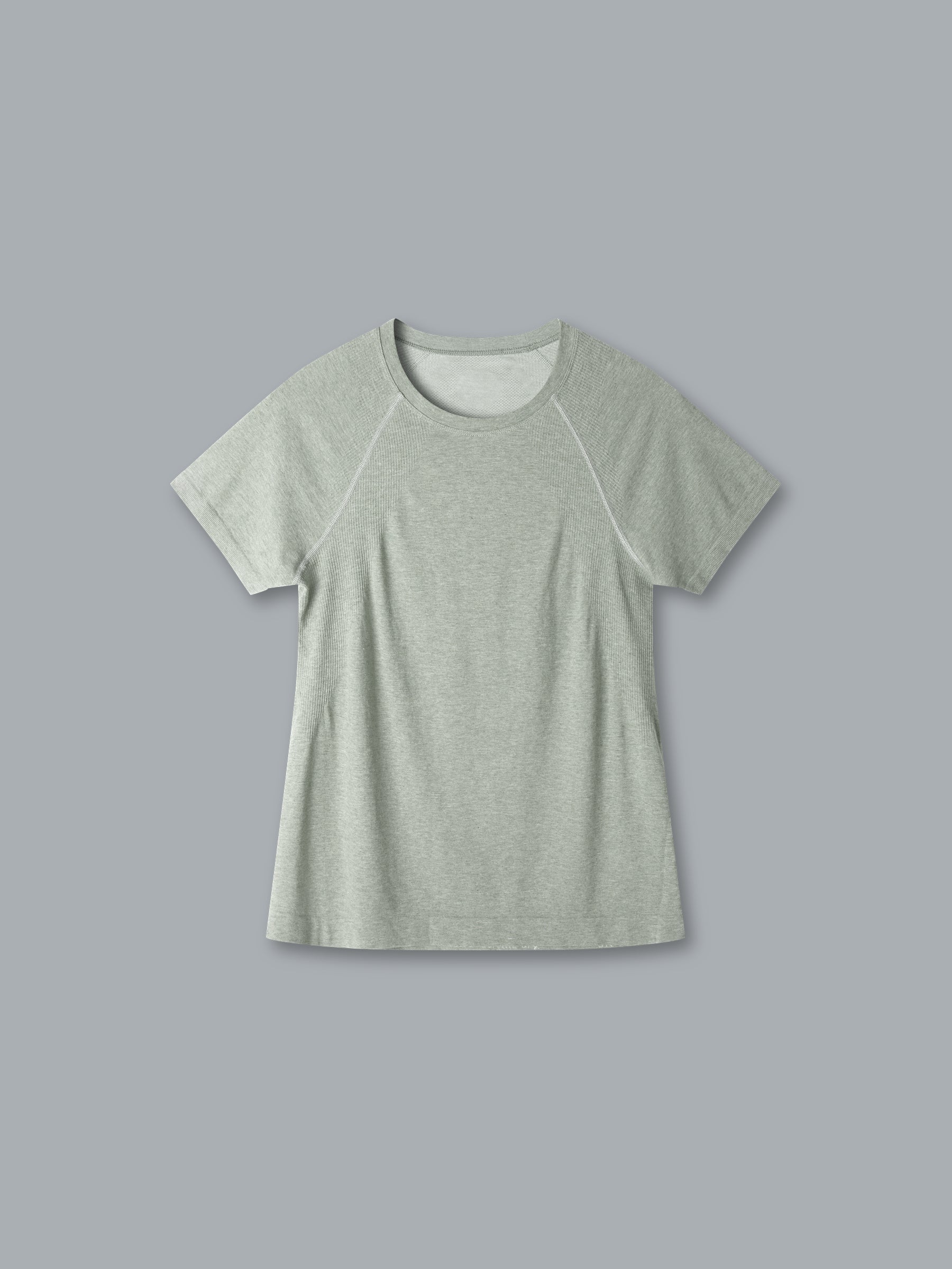 HERE TODAY MELANGE Short Sleeve Tee Sage Marl