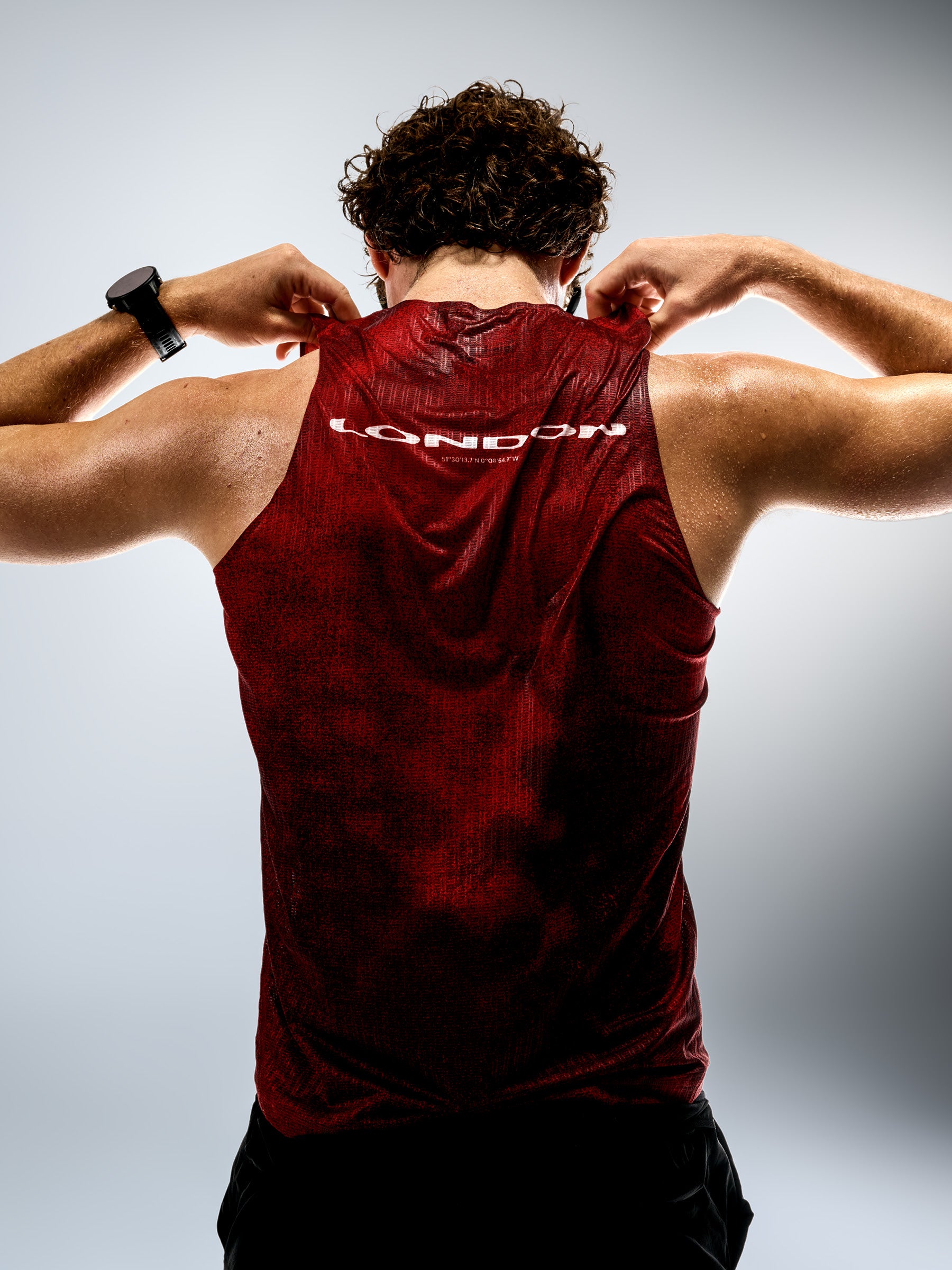 LONDON 2026 Men's Tank Race Red