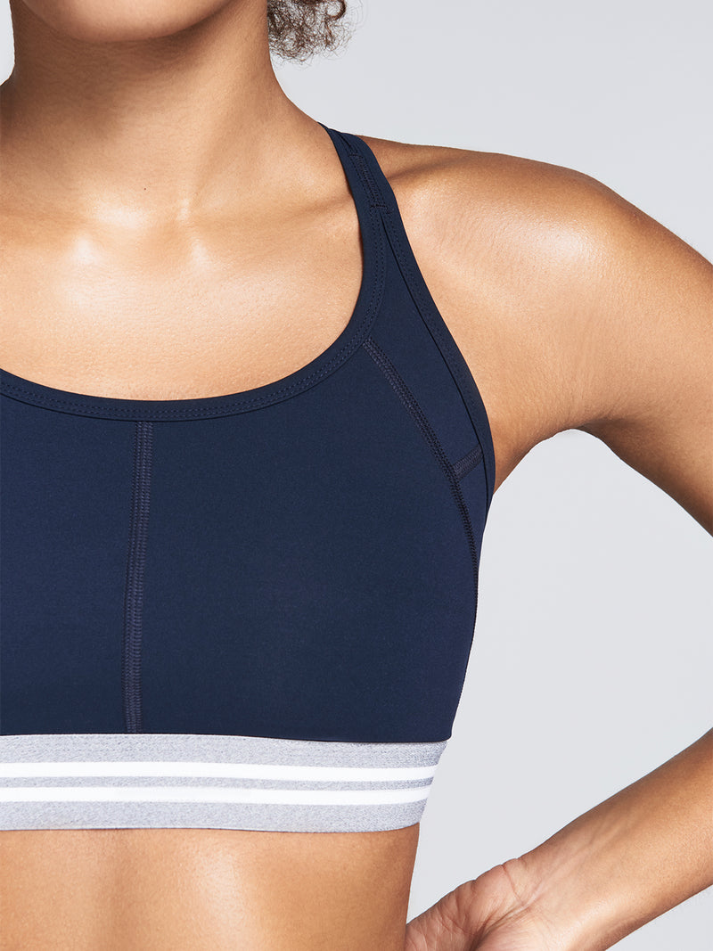 DOUBLE ACTION Sports Bra Marine